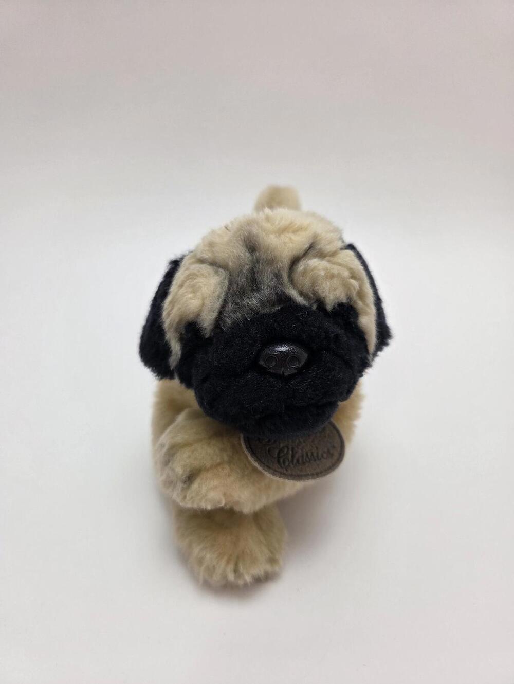 Russ Yomiko Classics Pug Plush Dog, Vintage Collectible (9 inch)